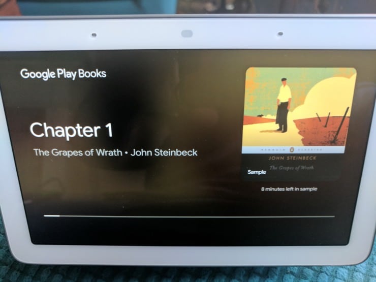 écouter des livres audio sur Google Home