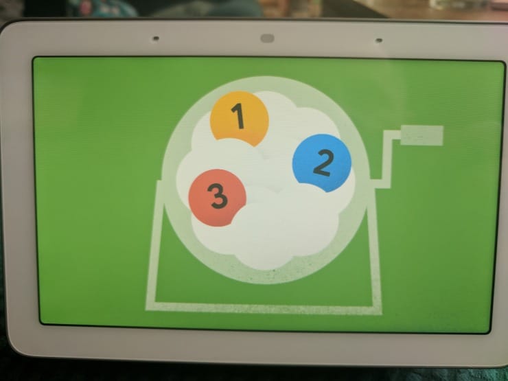 nombre aléatoire sur Google home