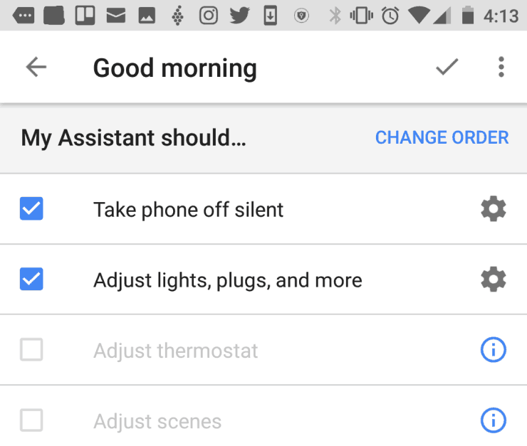 routines Google Home pour l'automatisation