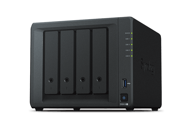 Serveur multimédia Synology DS918 + pour Plex